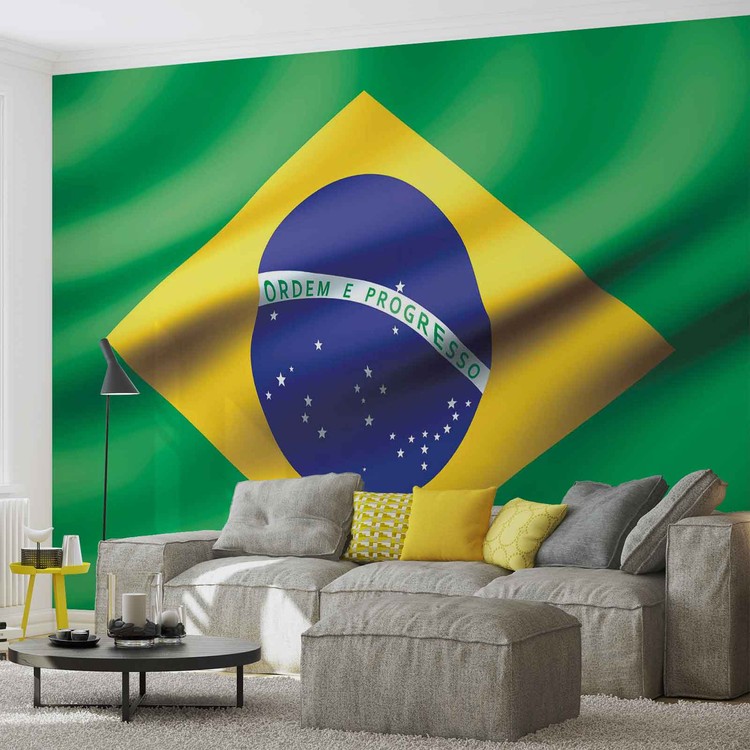 Bandiera Brasile / Regalo Sud America Brasile' Adesivo