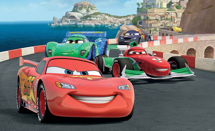 Carta da parati - Disney Cars Saetta McQueen Bernoulli 