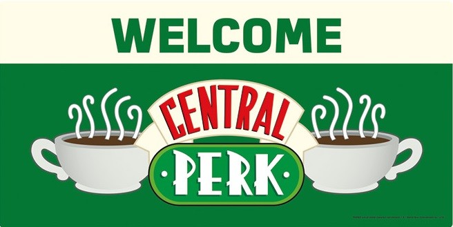 ▷ Felpudo de Friends & Central Perk