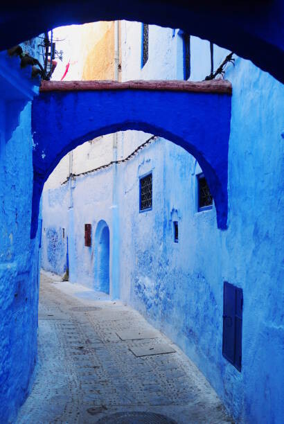 Klistremerke Chefchaouen street