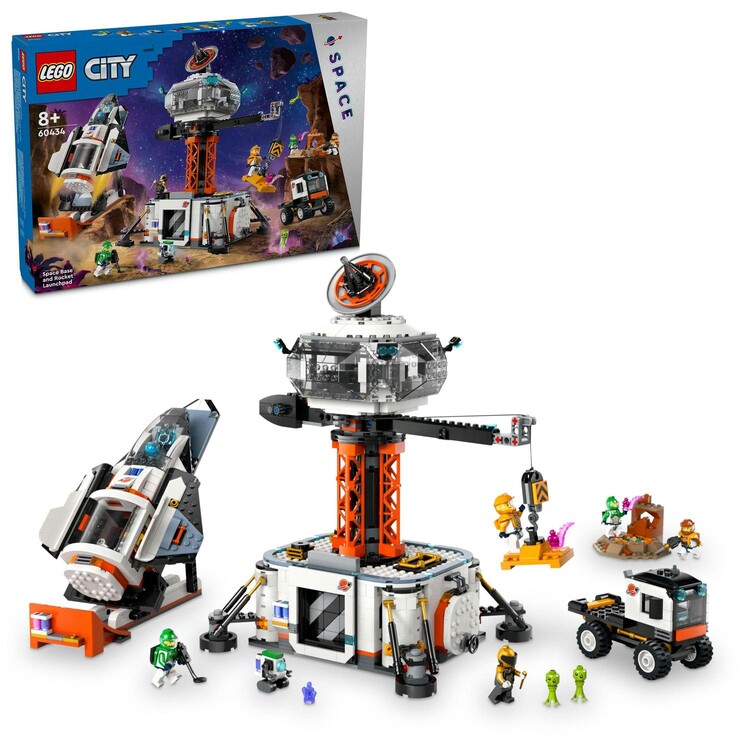 LEGO City - Vesmírná základna a startovací rampa pro raketu 60434