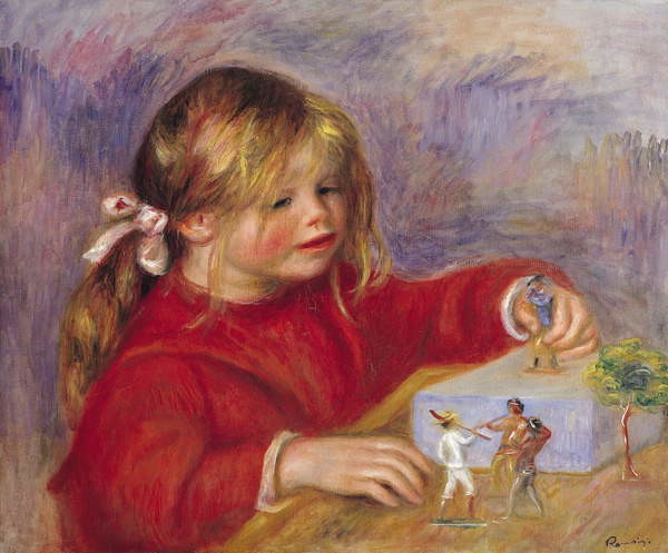 Samolepka Claude Renoir (b.1901) at Play, 1905