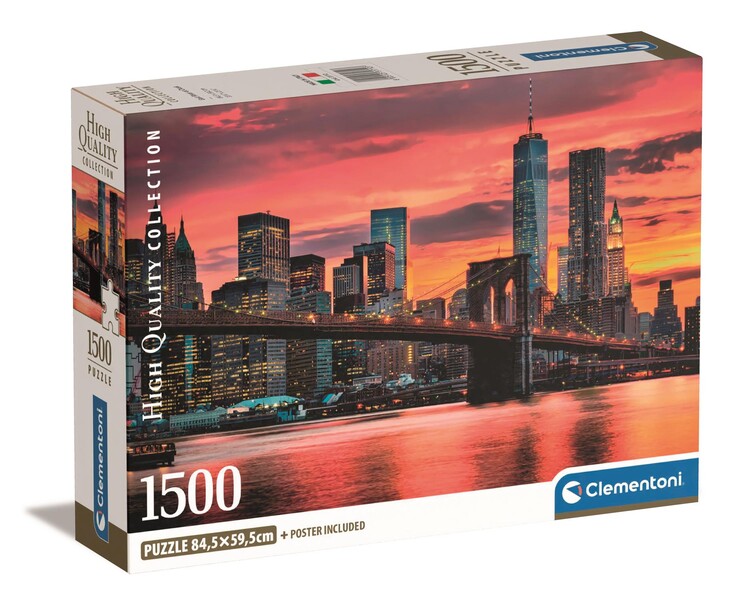 Puzzle Compact Box - East River at Dusk