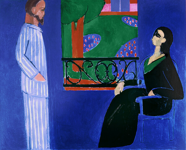 Samolepka Conversation, 1908-1912