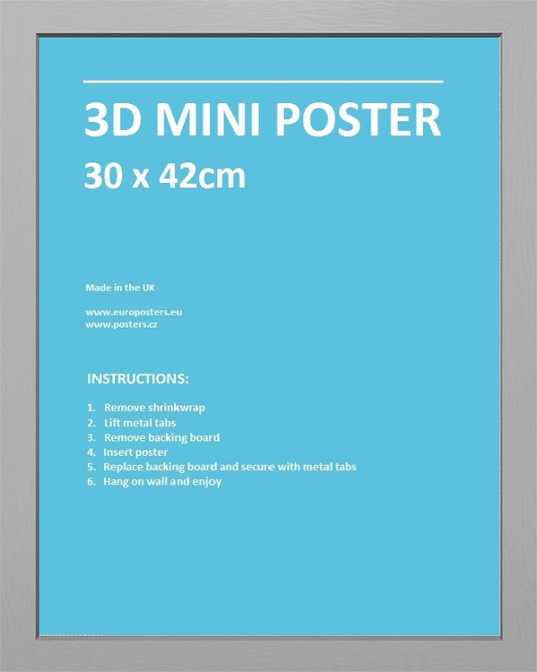 Cornice - 3D Mini Poster 30x42 cm - Cornice su EuroPosters