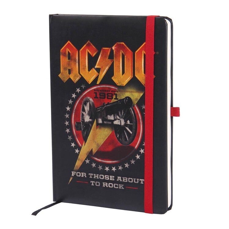 Cuaderno, diario AC/DC | Ideas para regalos originales