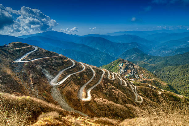 Samolepka Curvy roads , Silk trading route