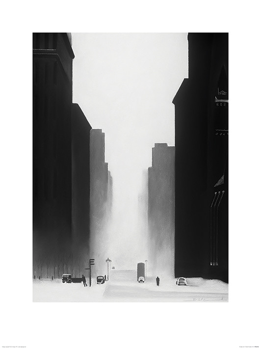 Umělecký tisk David Cowden - The Big City