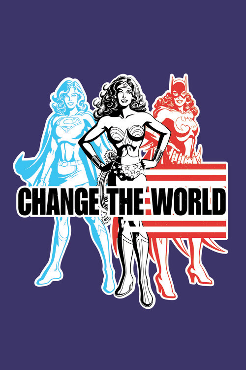Samolepka DC Comics - Change the World