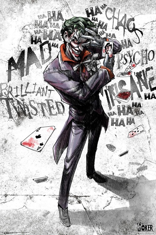 Αφίσα  DC Comics - Joker Type
