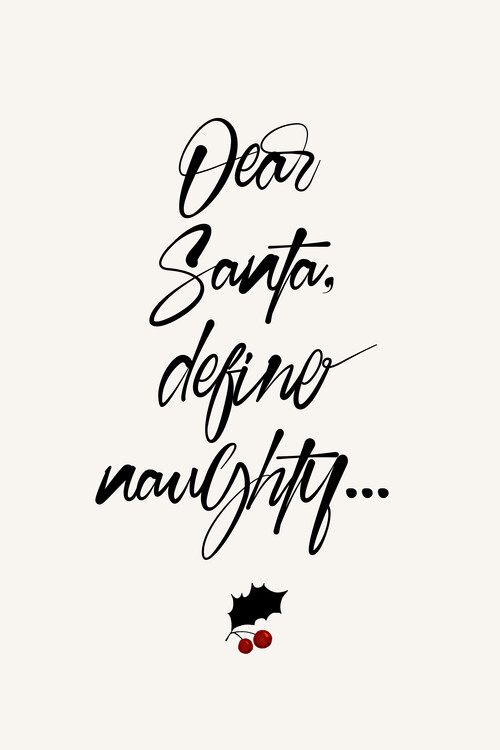 Samolepka Dear Santa