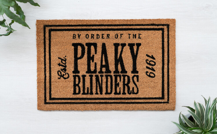 In zoomen Ik heb een Engelse les Wie Deurmat Peaky Blinders - By Order | Tips voor originele cadeaus