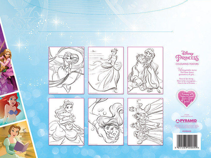 Libro da colorare Disney - Princess