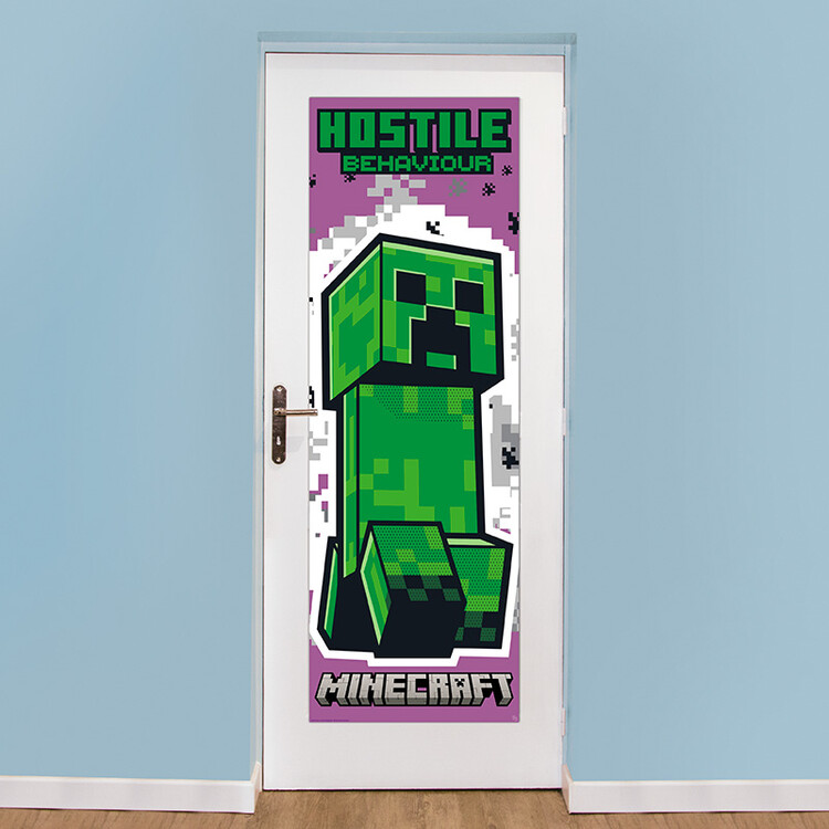 Minecraft - Creeper Dørplakater