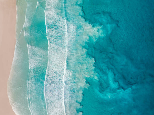 Camiseta Drone image showing sediment swirling behind
