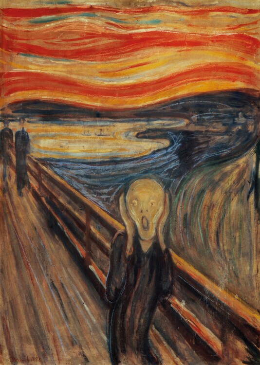 Puzzle Edvard Munch - A sikoly | Eredeti ajándék ötletek | Europosters.hu