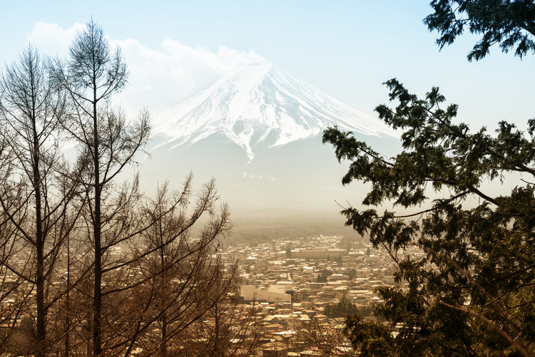 Exklusiva konstfoton Mt. Fuji
