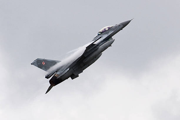 Samolepka F-16 Jet Fighter of Polish Air Force