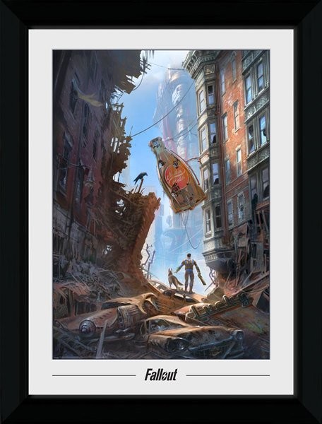 Πλαισιωμένη αφίσα Fallout 76 - Vault Boys