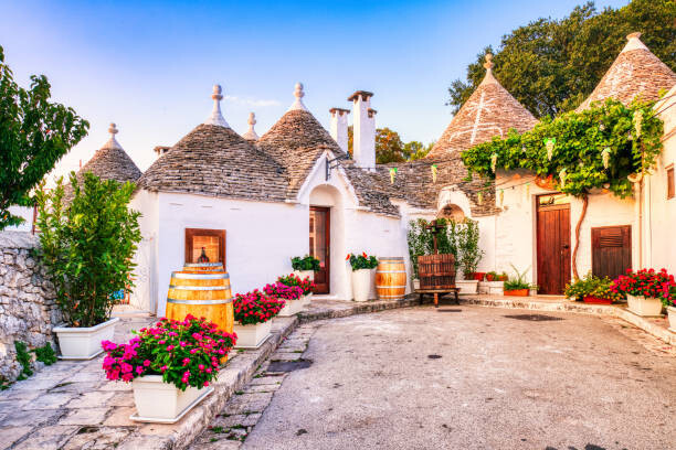 Samolepka Famous Trulli Houses during a Sunny