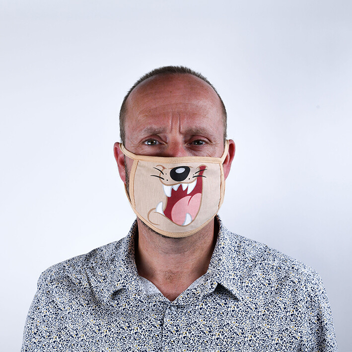 Face masks Looney Tunes Taz (2 pack) Clothes and accessories for