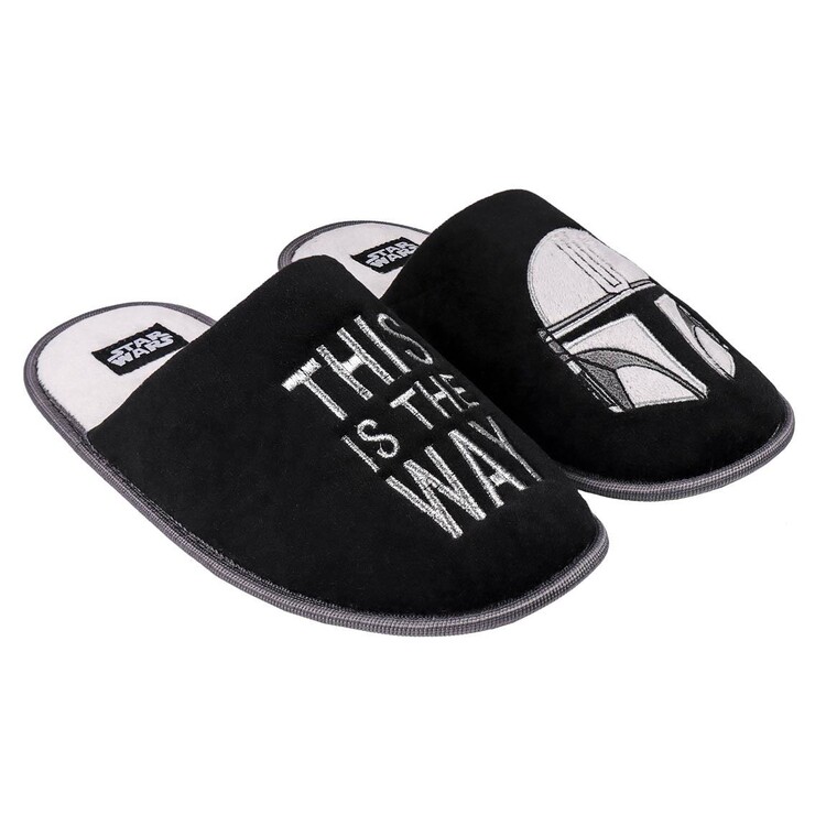 mandalorian slippers mens