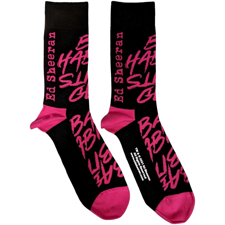 Socks Ed Sheeran - Bad Habits | Clothes and accessories for merchandise ...