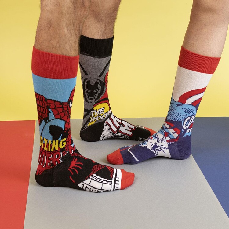 Fashion Socks Marvel 3in1 - Set