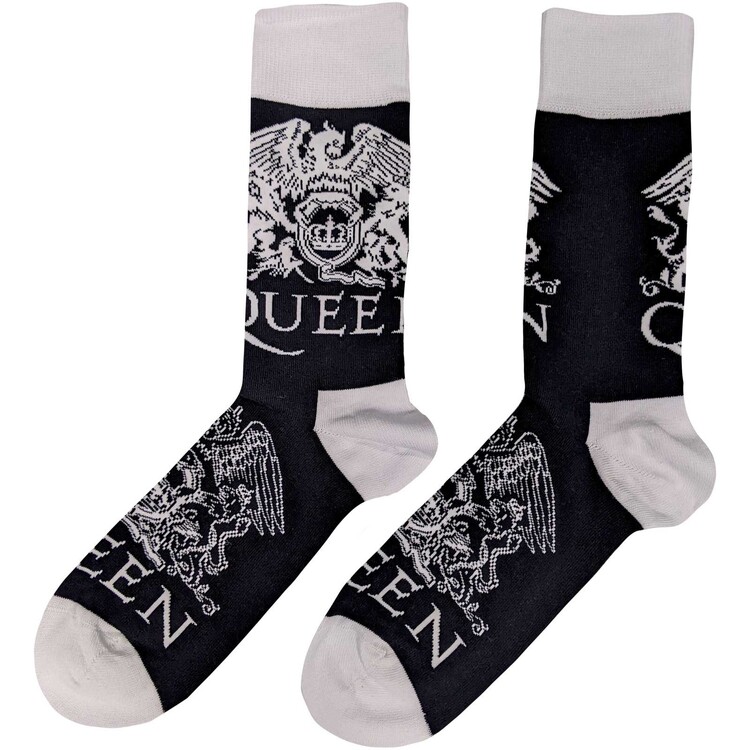 Socks Queen White Crests Clothes and accessories for merchandise fans