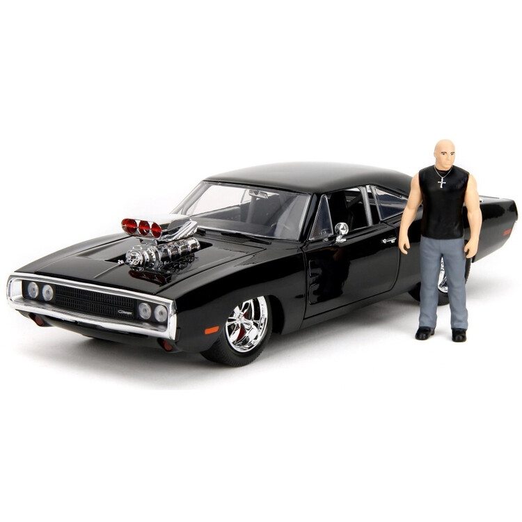 Fast & Furious - Doge Charger 1970 1:24 + Dominic Toretto
