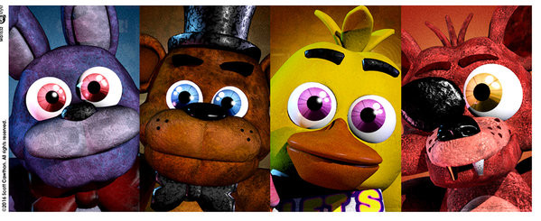 Šalice FIVE NIGHTS AT FREDDY'S - Faces