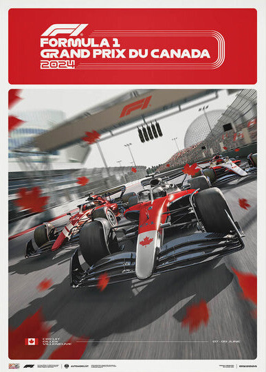 Umělecký tisk Formula 1 Grand Prix Du Canada 2024