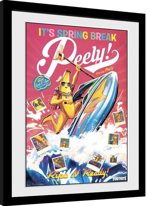 Zarámovaný plakát Fortnite - Spring Break Peely