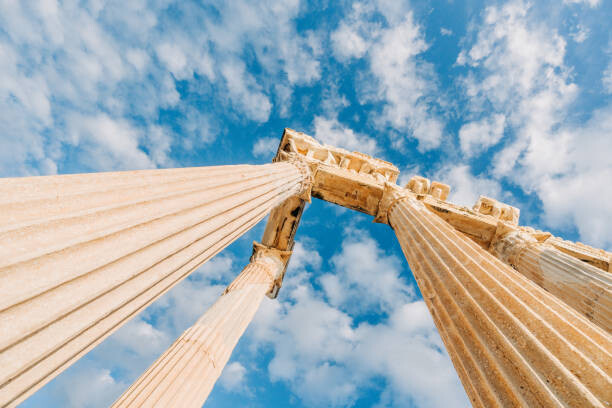 Behang Ancient city of Side, Manavgat, Antalya, Turkey.