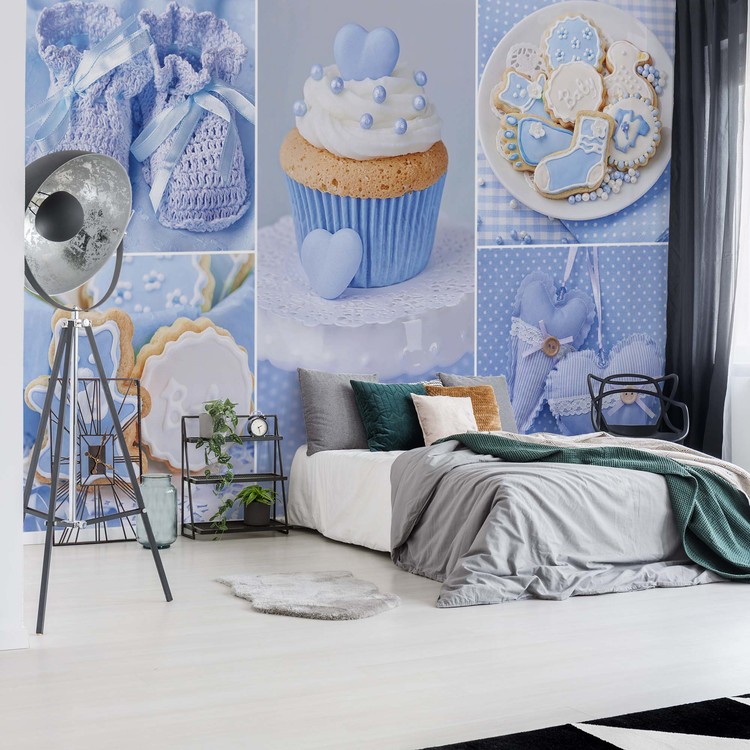 Blue Baby Things Fotobehang Behang Bestel Nu Op Europosters Nl