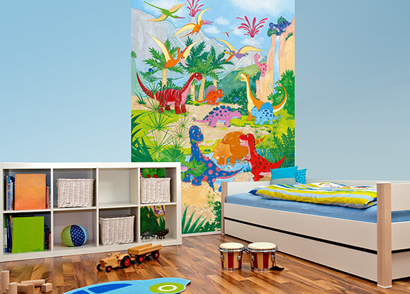 DINO WORLD Fotobehang