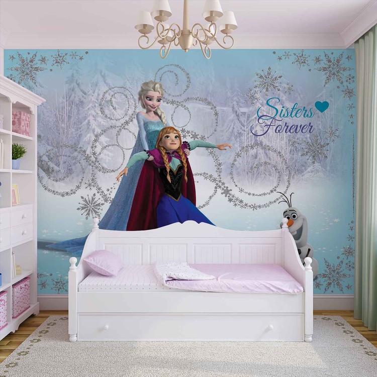 bevolking Bijwonen Marco Polo Disney Frozen Elsa Anna Olaf Fotobehang, Behang - Bestel nu op  EuroPosters.nl