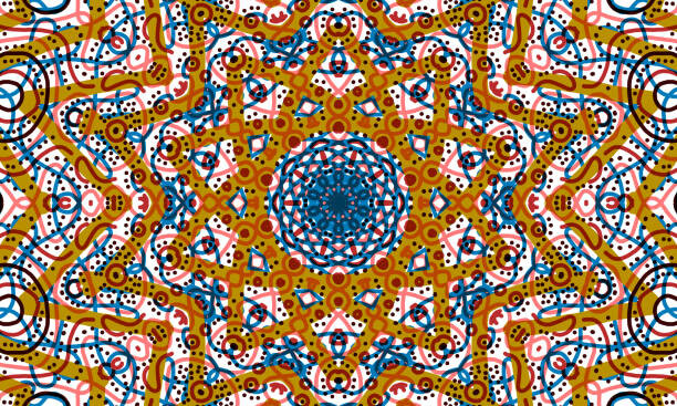 Behang Mandala Abstract Pattern Background