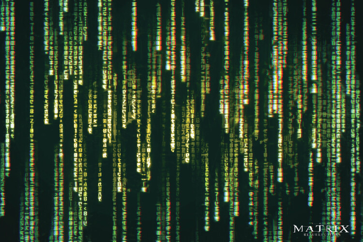 Matrix - Hacks Fotobehang