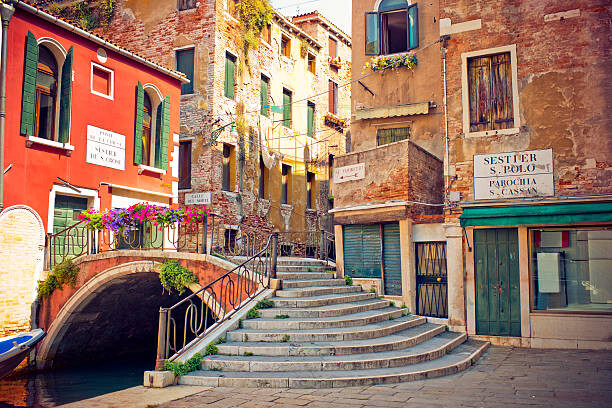 Behang Street of Venice