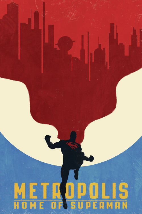 Behang Superman Core - Metropolis