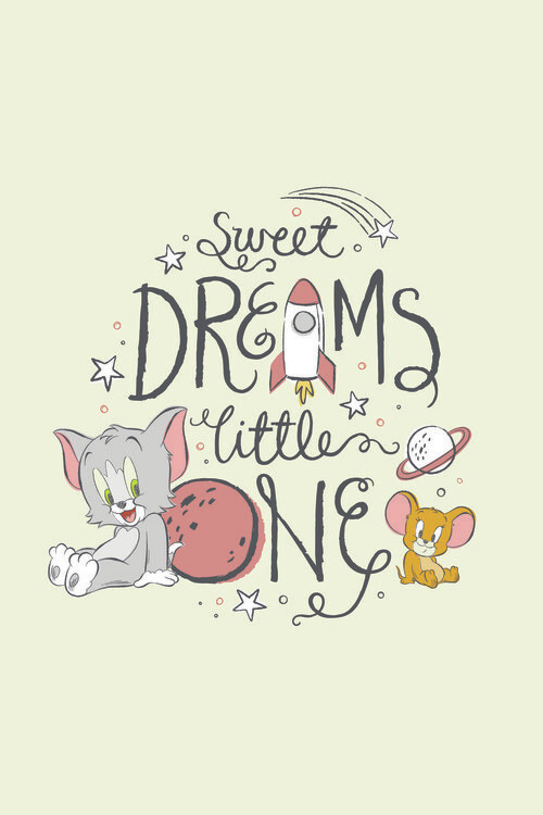 Fotobehang Tom and Jerry - Sweet dreams