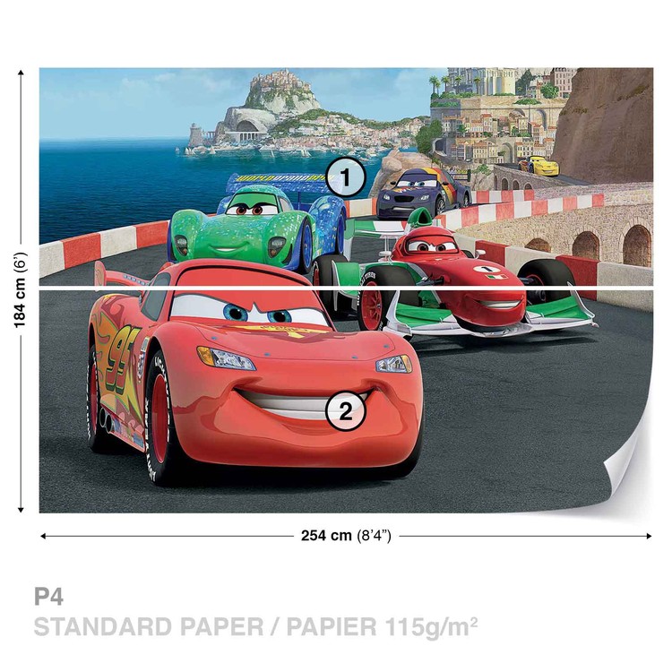 Fotomural Disney Cars Rayo McQueen Bernoulli