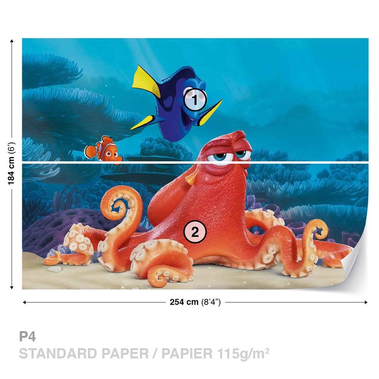 Fotomural Disney Encontrando Nemo Dory Papel Pintado Posters Es