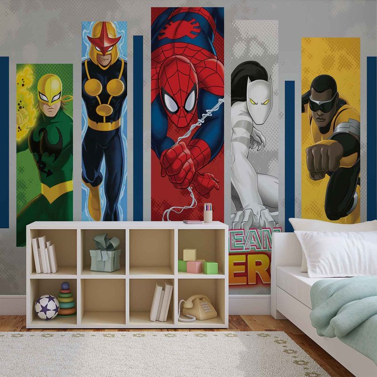Papel pintado Super Héroes Marvel 1
