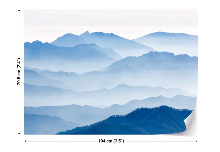 Fotomural Misty Mountains, Papel pintado 