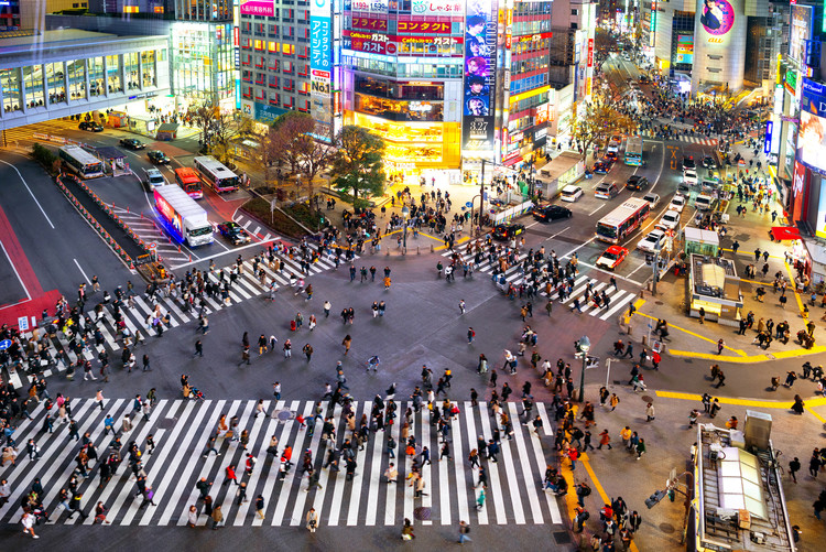 Fotomural Shibuya Crossing Tokyo