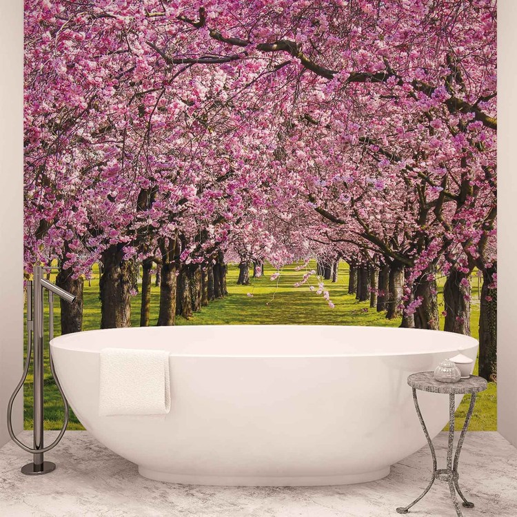 Flowering Trees Fototapet