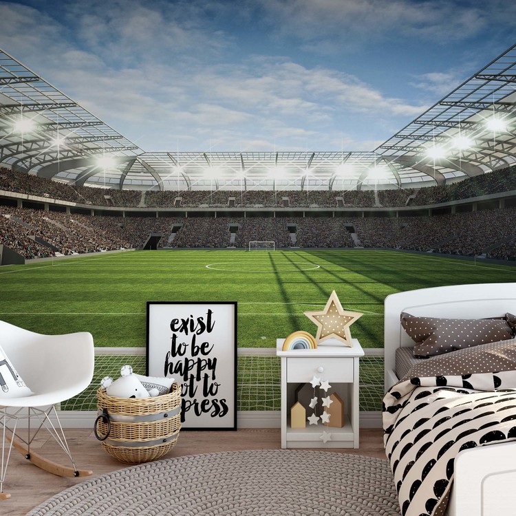 Football Stadium Fototapet | Kjøp hos Europosters Football Stadium Fototapet | Kjøp hos Europosters