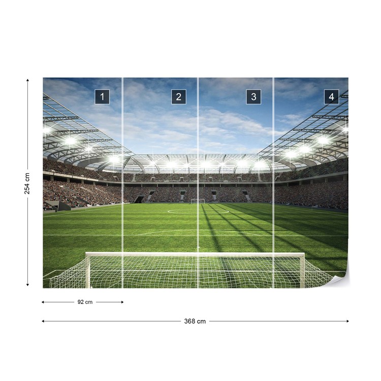 Football Stadium Fototapet | Kjøp hos Europosters Football Stadium Fototapet | Kjøp hos Europosters